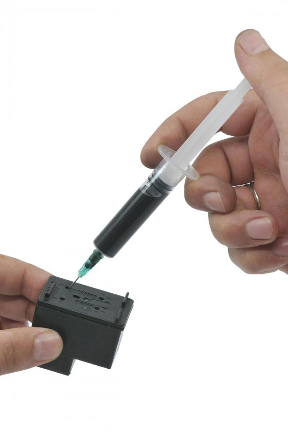 Ekoset Hp uyumlu Kartuş Dolum Seti 4x500ml Renkli ve Siyah - Resim 2