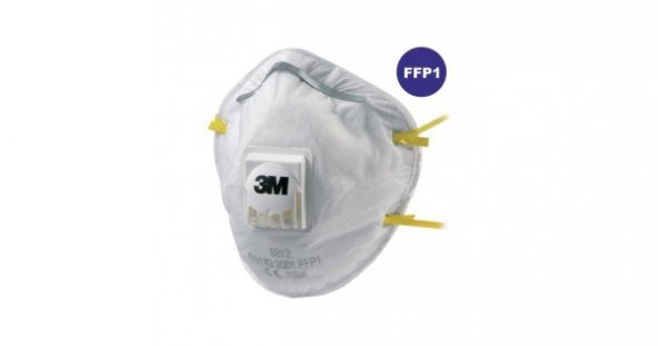 3M 8812 Ventilli Koruyucu Maske FFP1 1 Adet