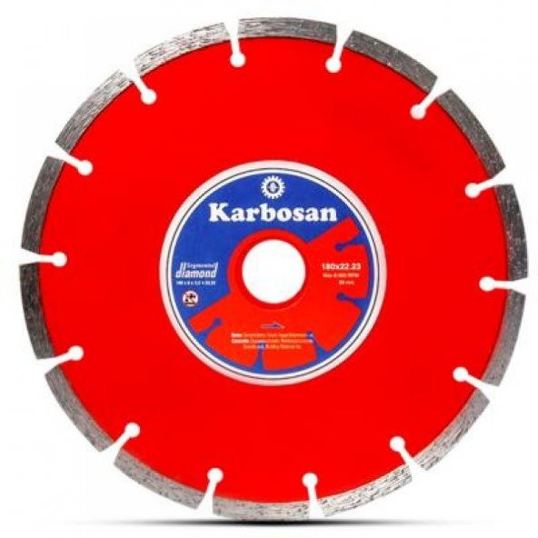 Karbosan 50120 Segmentli Beton Kesme 180.2.2.22 MM