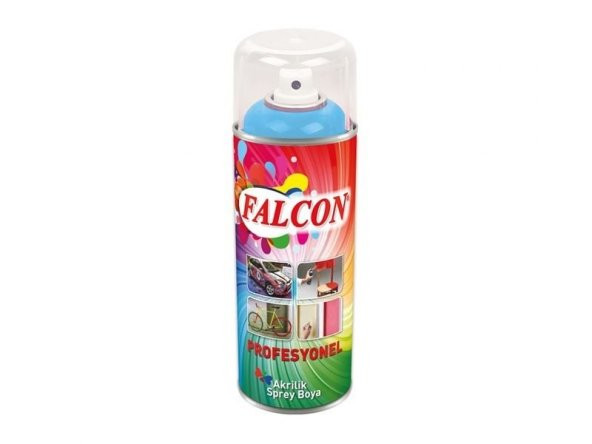 Falcon Sprey Boya Mat Siyah 400 ML. Mat Siyah