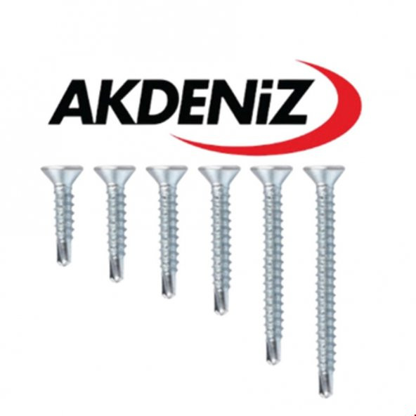 Akdeniz Yhb Matkap Uç 4,2x25 Çinko 1000 Adet