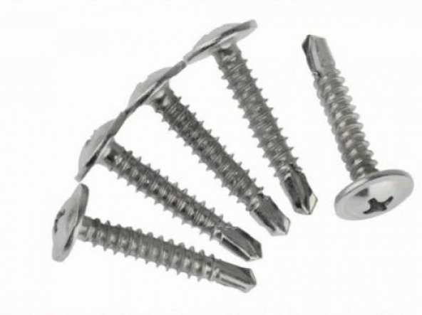 Akdeniz Rysb Pul Baş Matkap Uçlu Vida 4,2x19 Çinko 1000 Adet ürün görseli