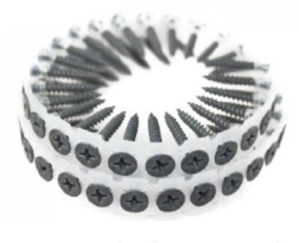 Akdeniz Duraspın Vida 3,5x45mm Sivri Uç Sık Diş 1 Koli 10000 Adet ürün görseli