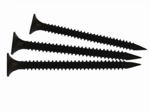 Alçıpan Vidası Sık Diş 3,5x55 Siyah 1 Koli 6500 Adet ürün görseli