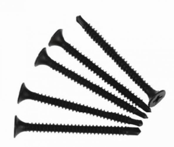 Alçıpan Vidası Matkap Uç 3,5x50 Siyah 1 Koli 6500 Adet ürün görseli