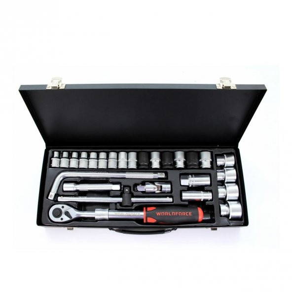 WorldForce 11350 Lokma Takımı 26 Parça S-Ultra 1/2 Uzatmalı Cır