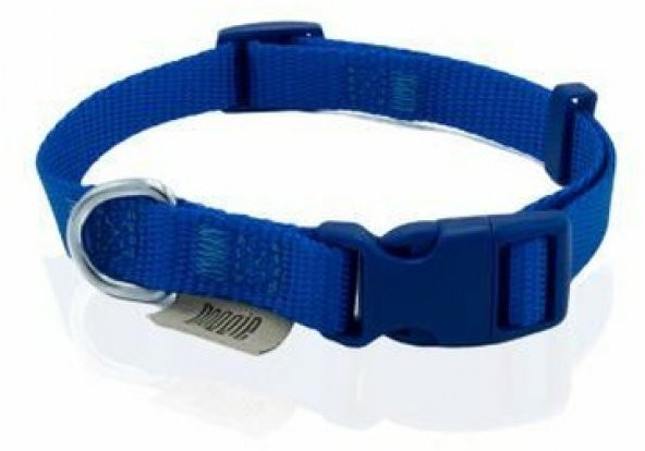 Doggie Klasik Dokuma Boyun Tasması Royalmavi 1,5X25-40Cm