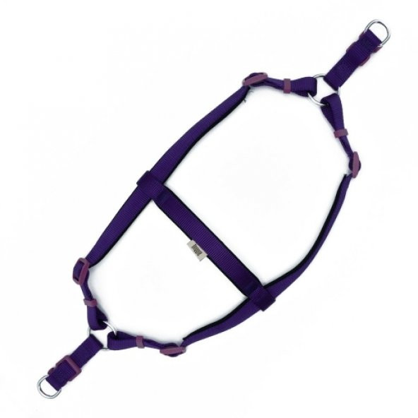 Doggie Konfor Ronin Dokuma Göğüs Tasması Mor 2 x 55-65 CM