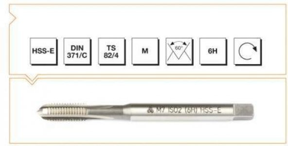 MTE HSSE DIN 371/C MAKİNA KLVZ M5