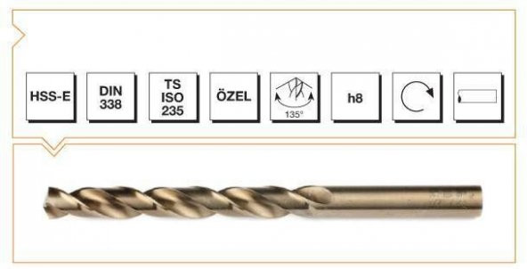 MTE HSS DIN 338 4  MM ALTIN SERİ MATKAP UCU
