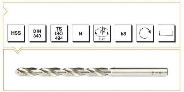 Mte Hss Dın 340rn 2,2 Mm Matkap Ucu