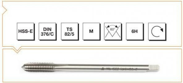 Mte Hsse Dın 376/c Makina Klvz M10 6h ürün görseli