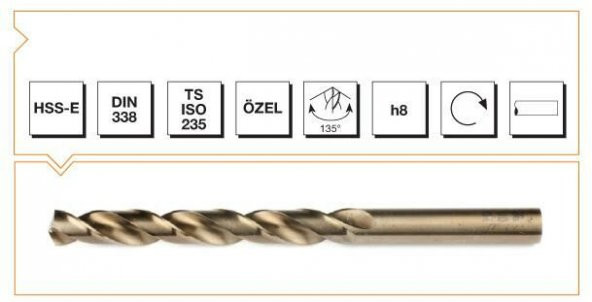 Mte Hss Dın 338 16 Mm Altın Seri Matkap Ucu