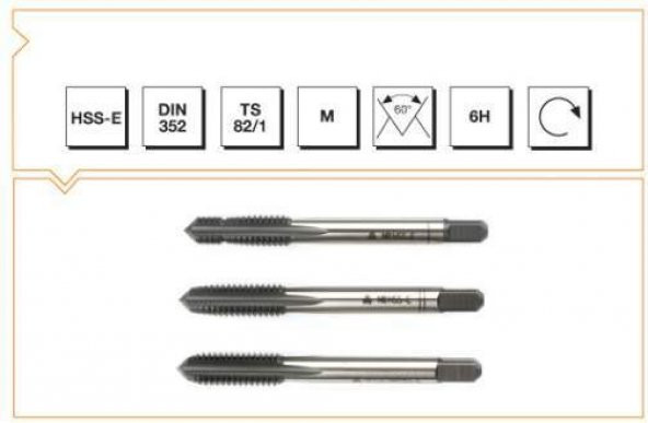 Mte Mte Üçlü El Kılavuzu Metrik M30 ürün görseli