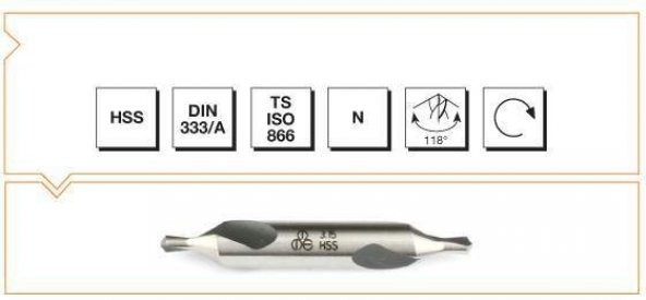 Mte Hss Dın 333/a Punta Matkabı 2,5mm