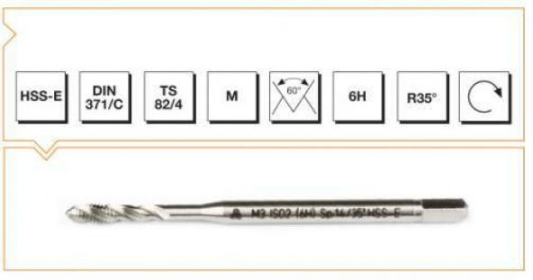Mte Hsse Dın 371/c Helis M8 ürün görseli