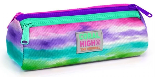 Coral High Kids Renkli Batik Desenli 3’lü Okul Çanta Seti - Kız Çocuk - 5