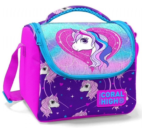 Coral High İlkokul Sırt Çantası ve Beslenme Çantası Seti - Unicorn Kız Çocuk - 4