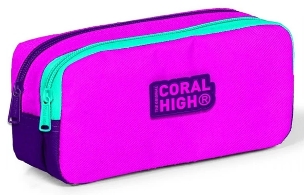 Coral High Kids Pembe Mor 3'lü Okul Çanta Seti - Kız Çocuk - Resim 5