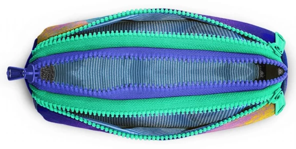 Coral High Fırça Darbeleri Kız Çocuk Beslenme Çantası Seti - Resim 3