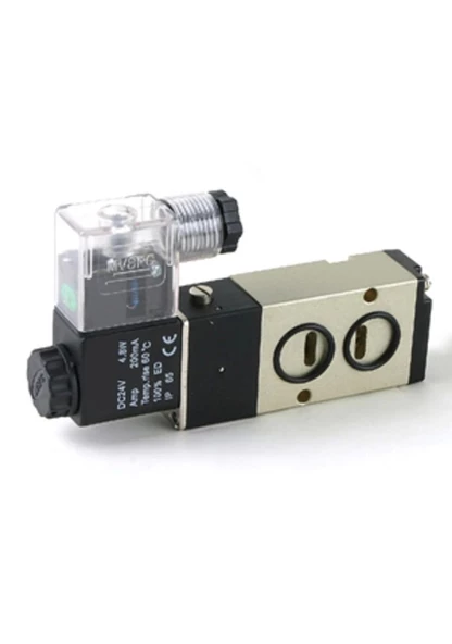 Pnömatik Namur Valf Ventil 4V410-15B 1/2 - 5/2 BY 12V/24V/110V/220V - 2