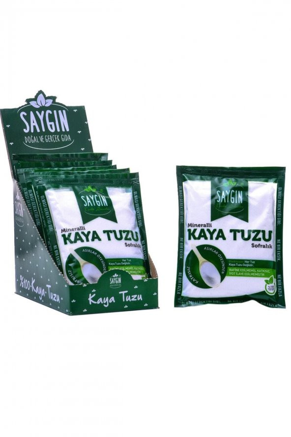 Saygın Kaya Tuzu Sofralık 6lı Paket 3000g