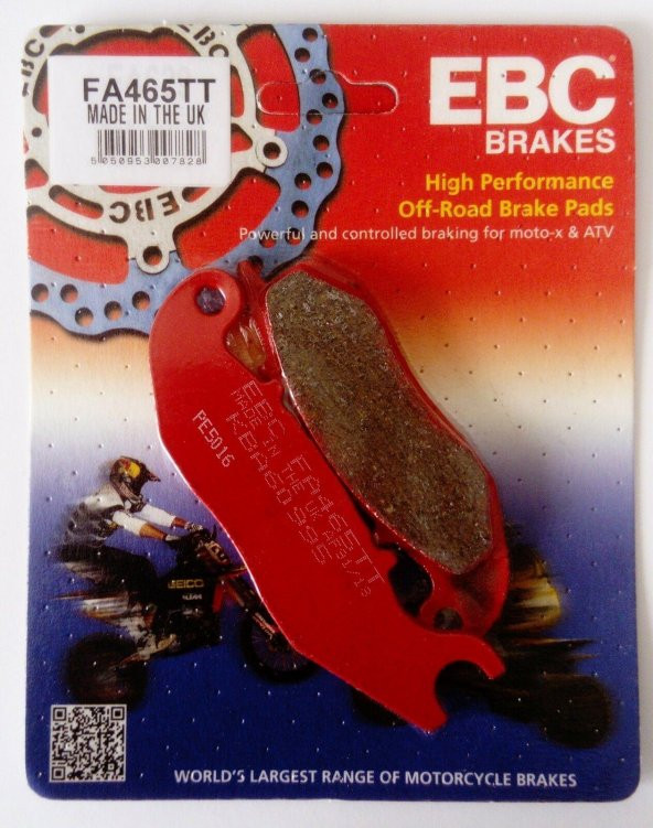 Ebc Fa465Tt 2017-2021 Honda CRF 250 Rally Uyumlu Ön Fren Balatası Karbon Balata