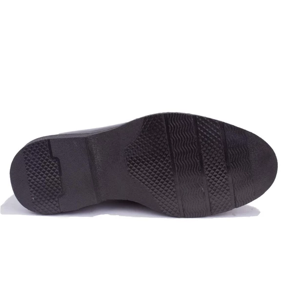 Dagoster DMA08- 024 Siyah Rugan Ortopedik Klasik Erkek Deri Ayakkabı - Resim 4