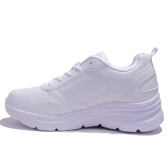 Kinetix Suomy Beyaz Ortopedik Günlük Kadın Spor Ayakkabı - 3