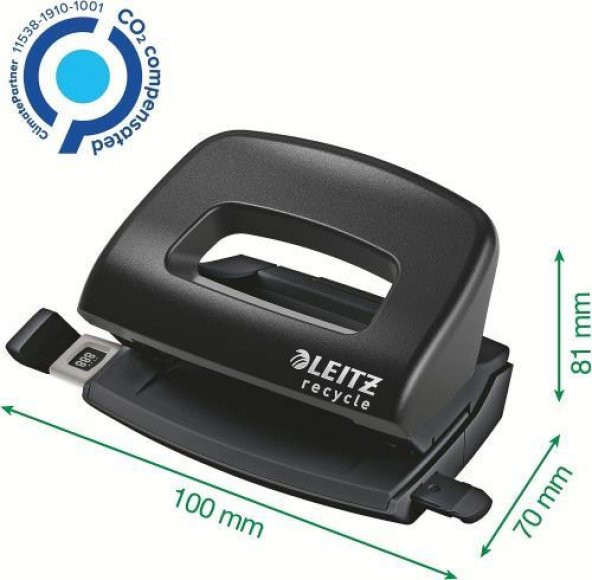 Leitz NeXXt Recycle Mini Delgeç - CO2 nötr - Siyah - 2