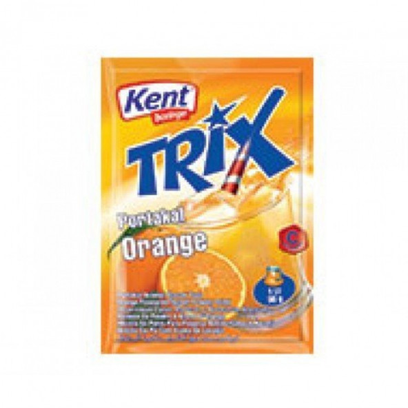 Kent Boringer Trix Portakal Aromalı Toz İçecek 30 Gr  8 li Paket