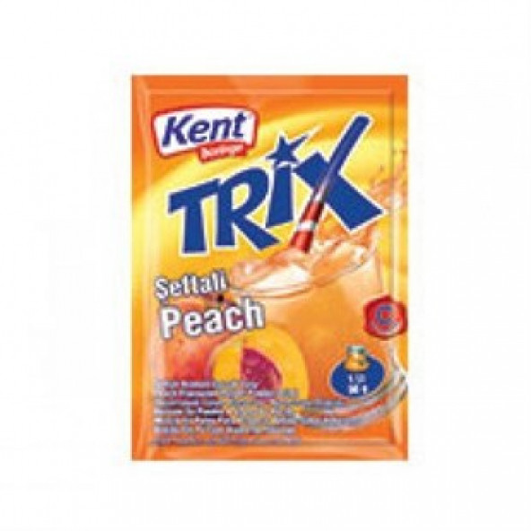 Kent Boringer Trix Şeftali Aromalı Toz İçecek 30 Gr  8 li Paket