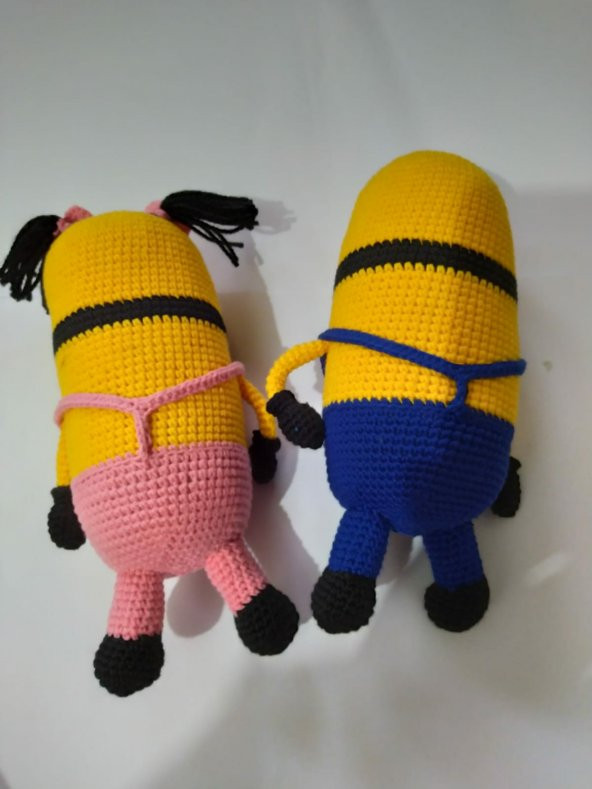 Aşık Minyonlar Amigurumi Organik Oyuncak - 3