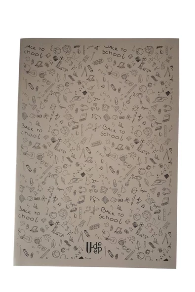 100 Yaprak Kareli Defter Plastik Kapak A-4 1 Adet PP Kapak Büyük Boy Kareli Defter 100 Sayfa A4 Desenli Kapak - 4