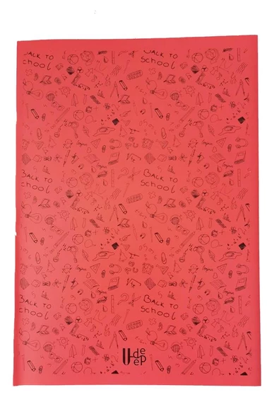 100 Yaprak Kareli Defter Plastik Kapak A-4 1 Adet PP Kapak Büyük Boy Kareli Defter 100 Sayfa A4 Desenli Kapak - 7