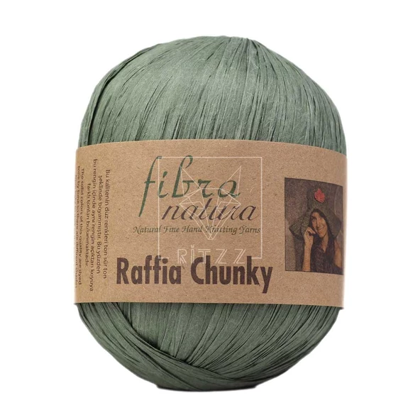 Fibra Natura Raffia Chunky 114-14 Haki - 5
