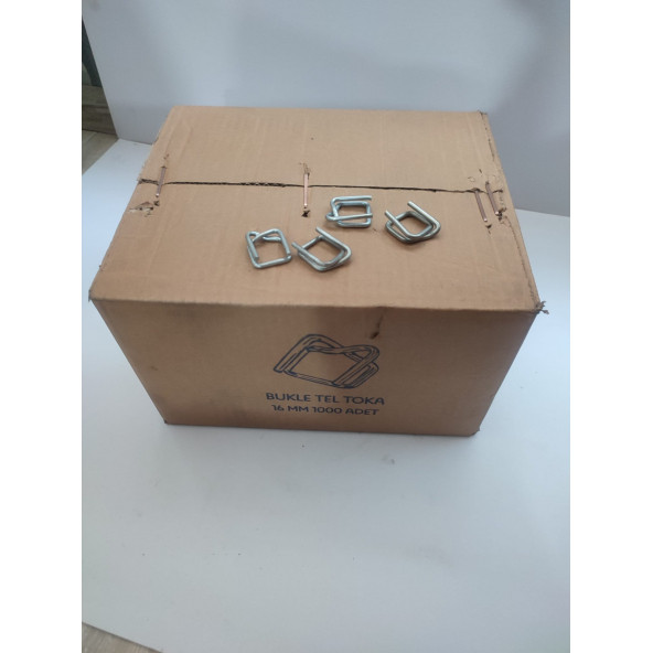 16 x 3.2 MM GALVANİZLİ BUKLE TEL TOKA - 2