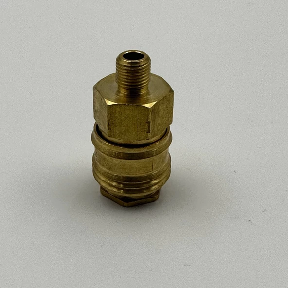 Pnömatik Sarı Stoper Otomatik Rekor Erkek Gövde T26 - 1/8 - 6