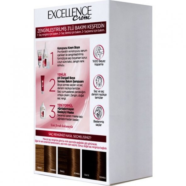LOréal Paris Excellence Creme Saç Boyası - 7.3 Altın Kumral - 3
