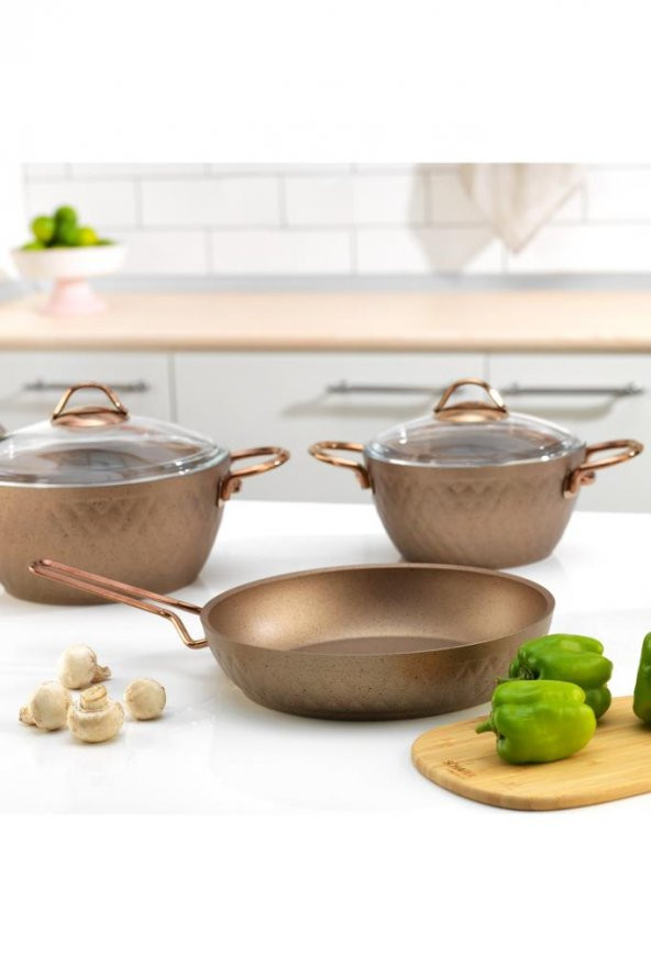 Schafer New Range Y.y.çeyiz Seti -11 Parça-Bakır - 3