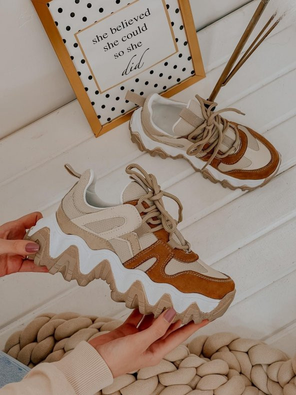 Bağcıklı Rahat Spor Ayakkabı Sneakers - 4