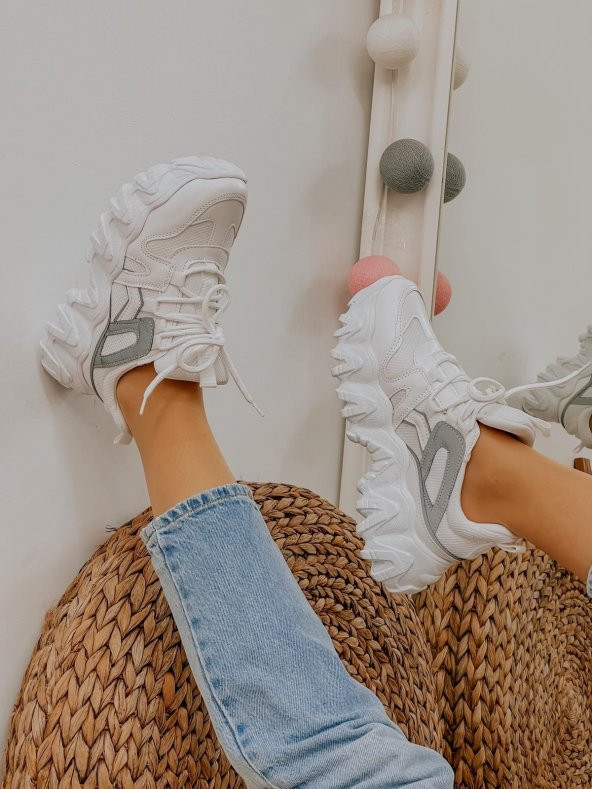Bağcıklı Rahat Spor Ayakkabı Sneakers - 9
