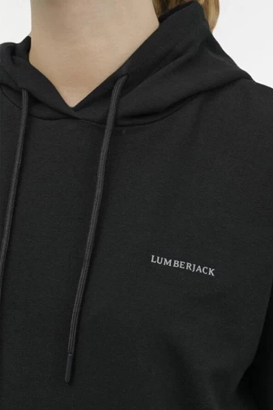 Lumberjack WB HOODIE 17SN80 3PR Kadın Sweatshirt Siyah XS-XL - 4