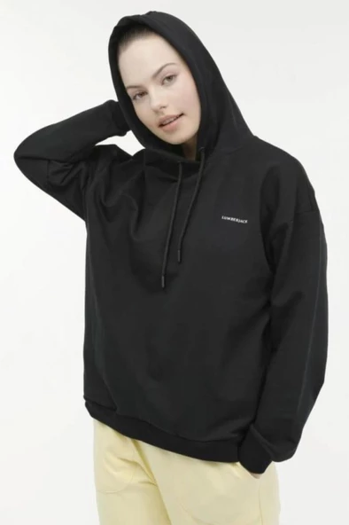 Lumberjack WB HOODIE 17SN80 3PR Kadın Sweatshirt Siyah XS-XL - 3
