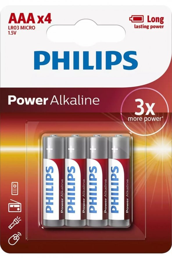 Lr03p4b/05 Power Alkaline Aaa 4-blister