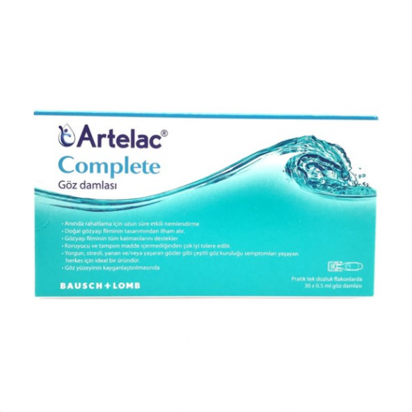 Artelac Complete Göz Damlası 30 Flakon 0,5 ml