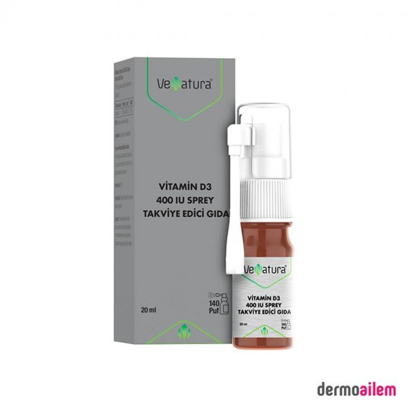VeNatura Vitamin D3 400 IU Sprey 20 Ml