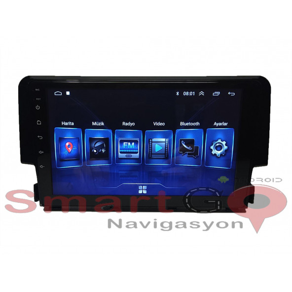 HONDA CİVİC FC5/FC 5 9''İNÇ 2016/2020 4GB MULTİMEDYA - 2