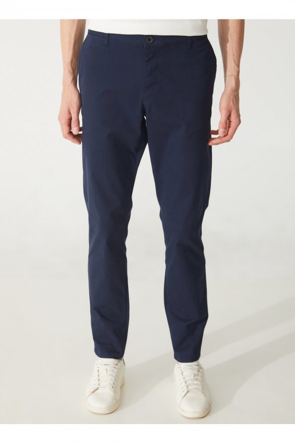Normal Bel Normal Paça Slim Fit Lacivert Erkek Pantolon Pn2020500527 - 3
