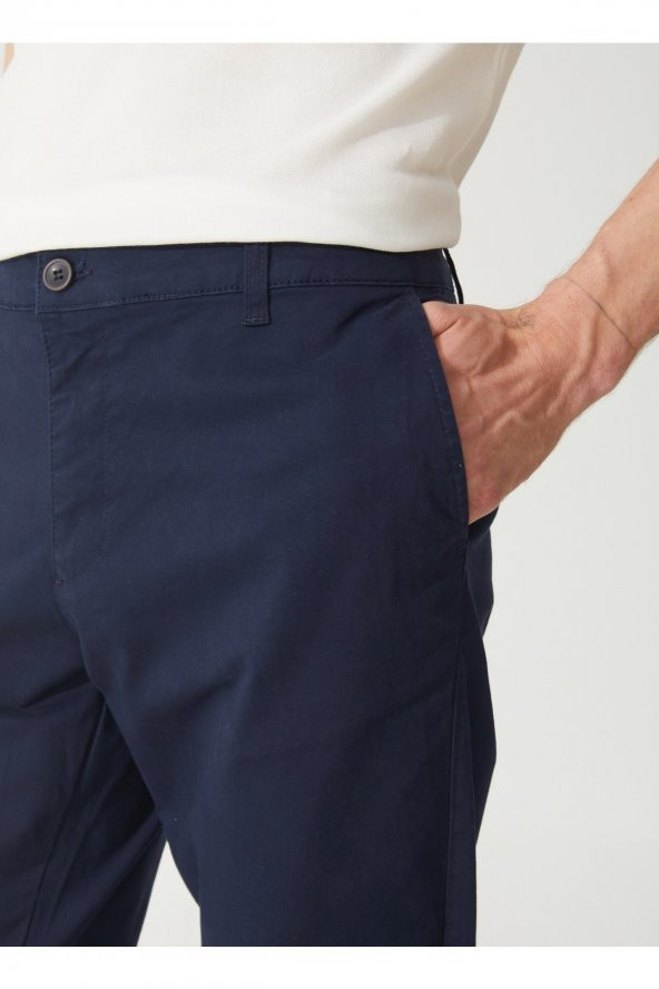 Normal Bel Normal Paça Slim Fit Lacivert Erkek Pantolon Pn2020500527 - 4